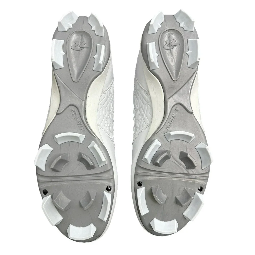Rip-It Women's Diamond Softball Spike White  Cleats Size 9.5 New